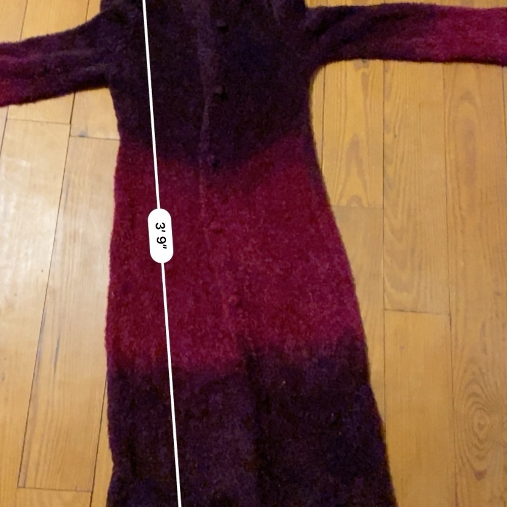 Hooded Gradient Cardigan - Picture 3 of 11